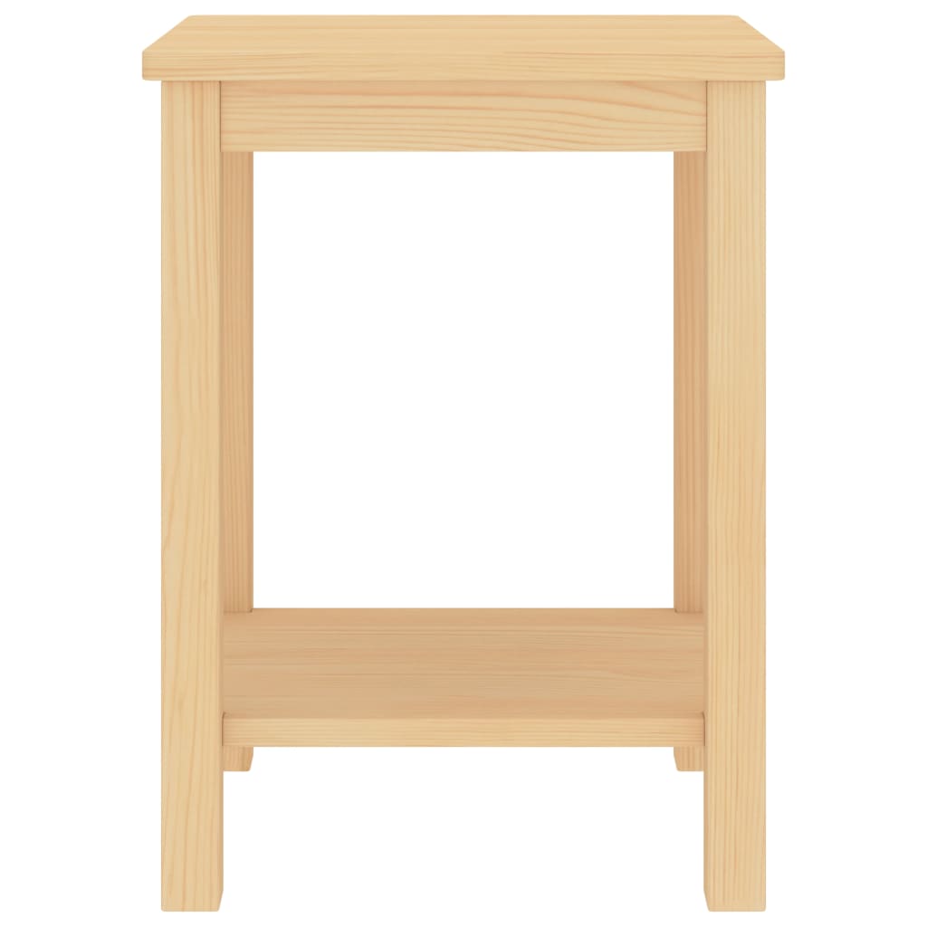 Vidaxl nachtkastje 35x30x47 cm massief grenenhout naturel