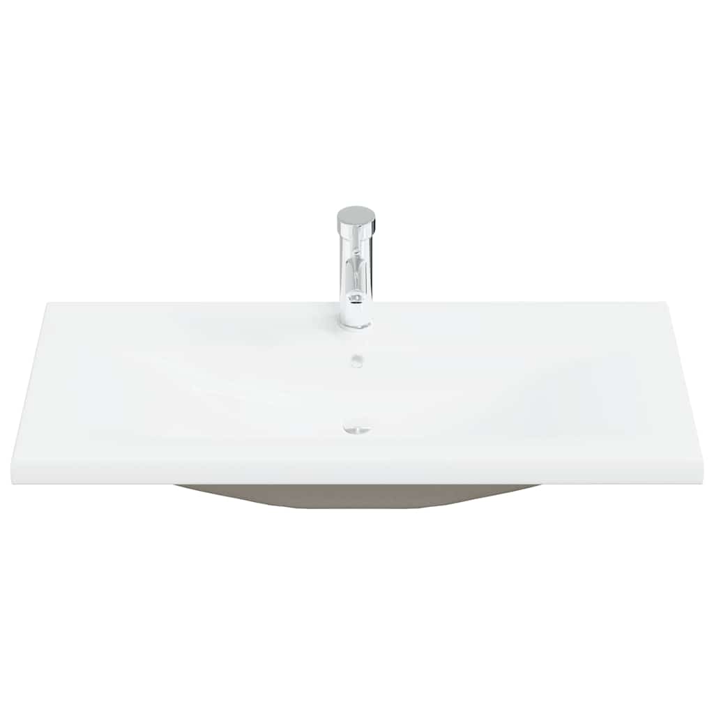 Vidaxl Built -in Washingin avec TAP 91x39x18 cm Céramique blanc