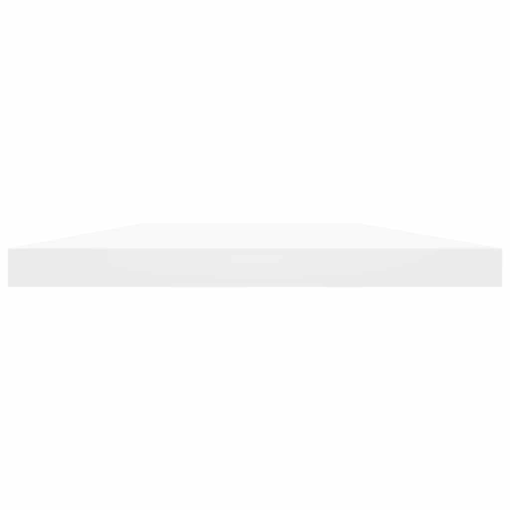 Vidaxl wandschappen 4 st 60x10x1,5 cm bewerkt hout wit