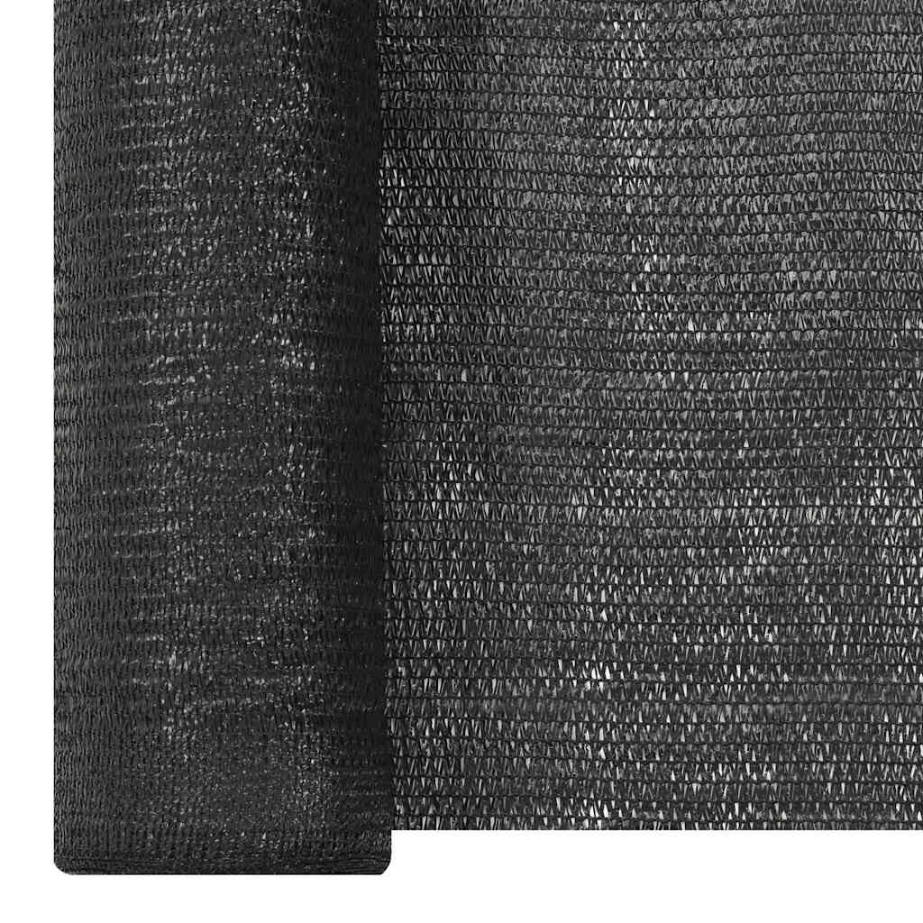 VidaXL filet d'intimité 195 g m² 1x50 m HDPE noir