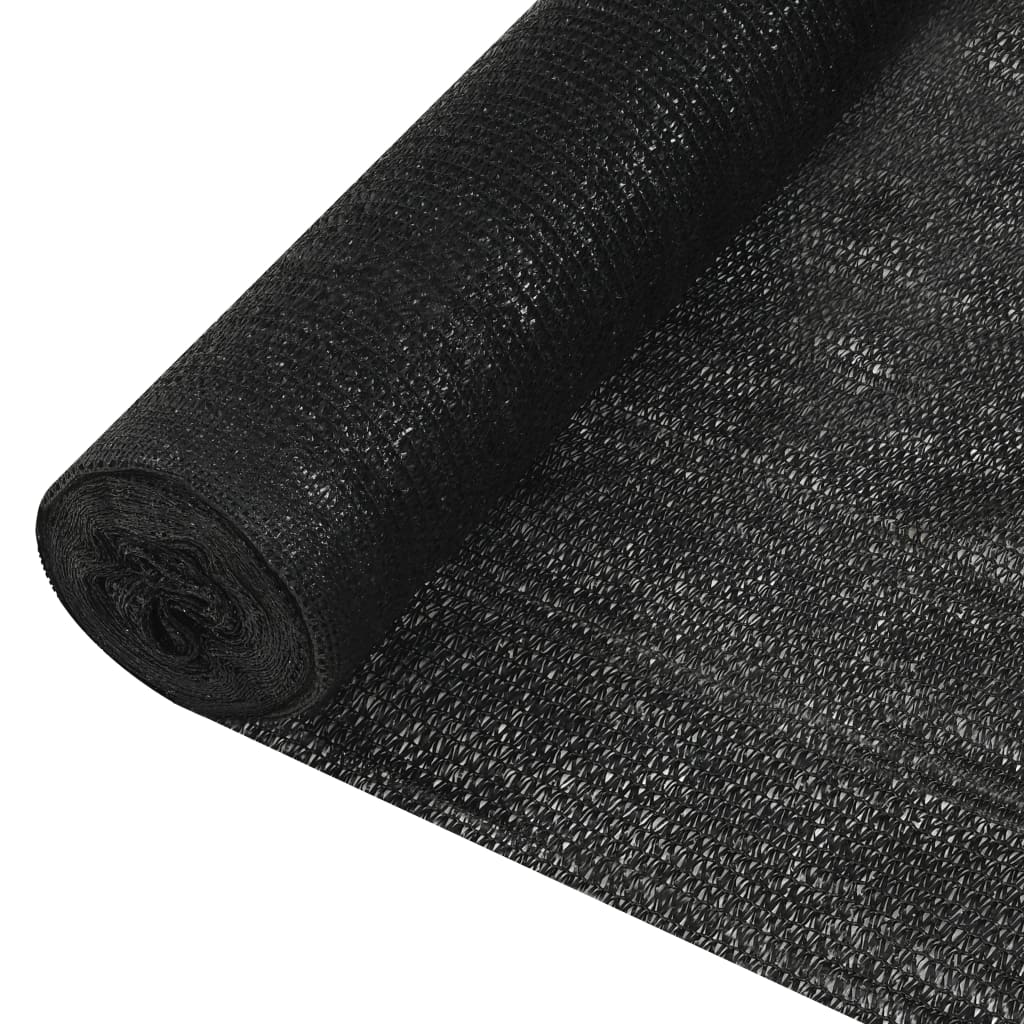 VidaXL Filet d'intimité 195 g m² 1,8x25 m HDPE noir