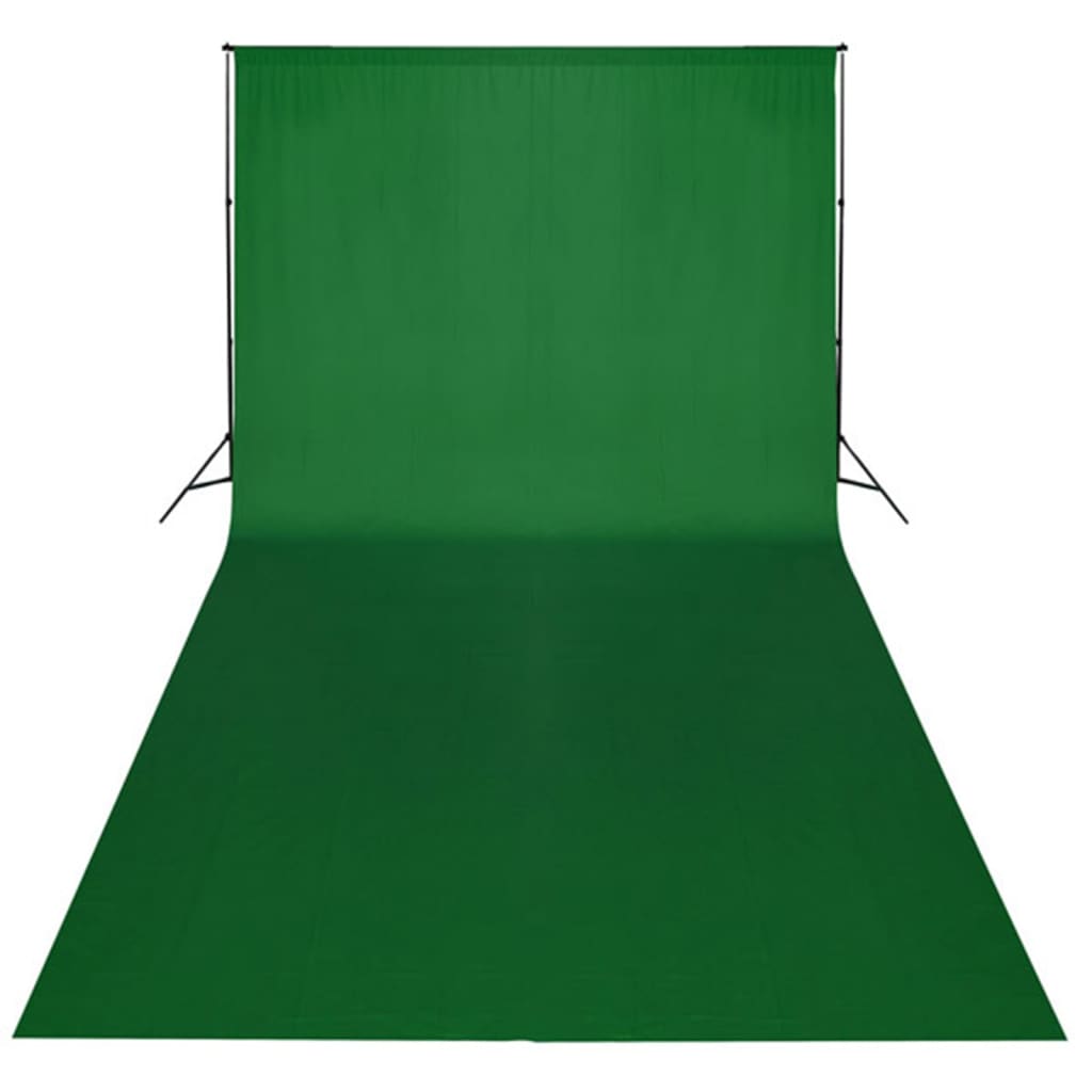 Ensemble de studio photo Vidaxl avec des lampes, fond et réflecteur