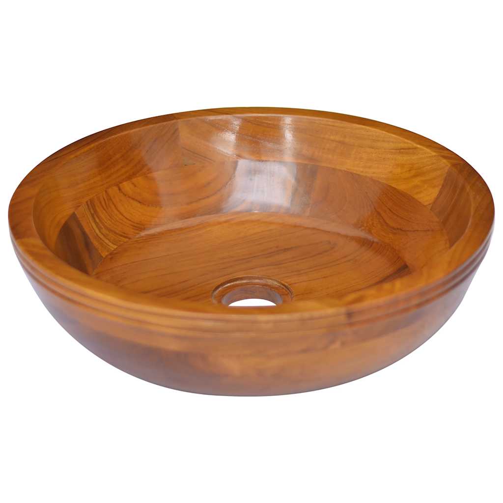 Vasque Vidaxx ø40x10 cm teck massif