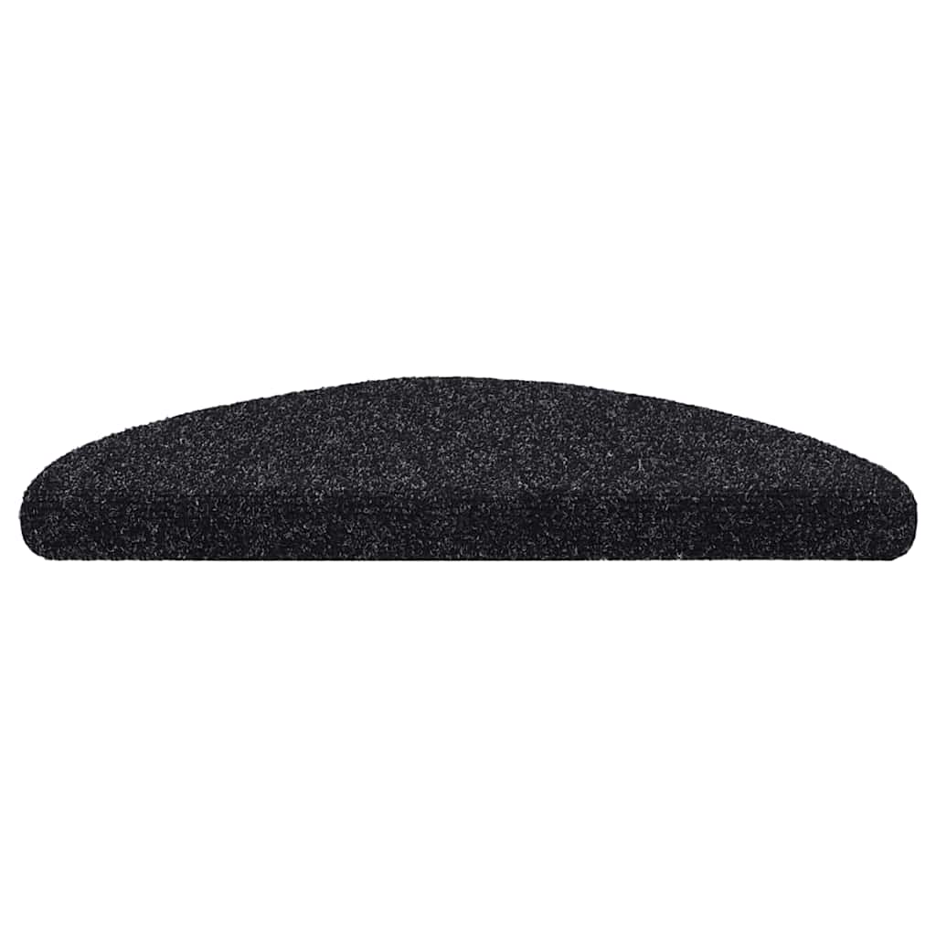 Vidaxl Staicases auto-adhésif 5 pièces 56x17x3 cm Hémisphère noir à moitié