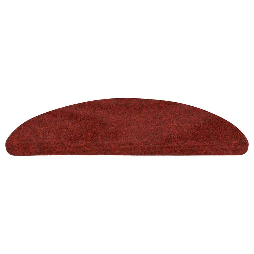 Vidaxl Staircases auto-adhésif 5 pièces 56x17x3 cm Bordeaux Red Semi-Round
