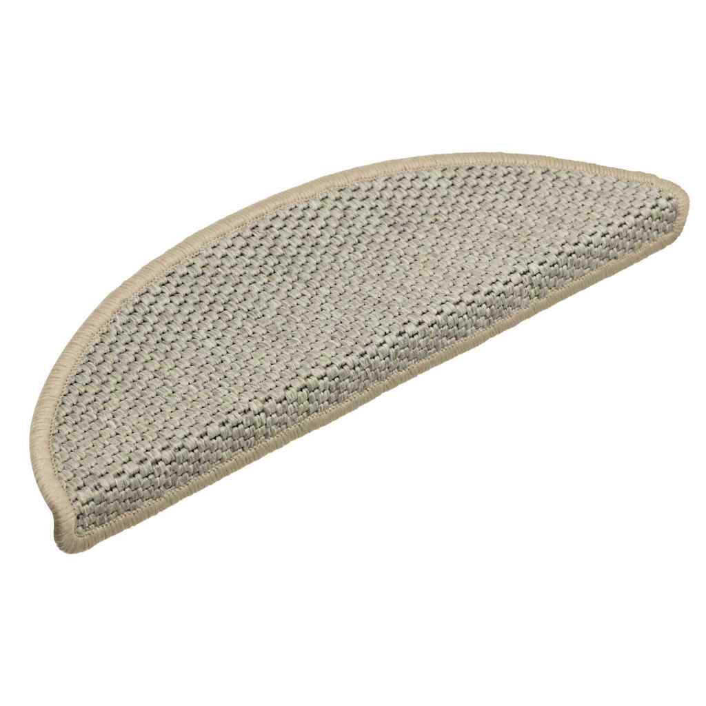 Vidaxl Stair tapis auto-adhésifs 15 st sisal look 56x17x3 cm vert clair
