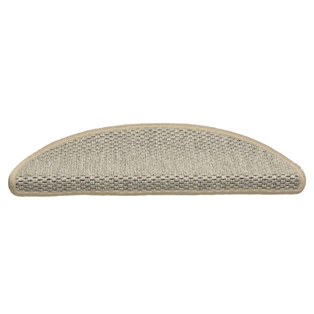 Vidaxl Stair tapis auto-adhésifs 15 st sisal look 56x17x3 cm vert clair