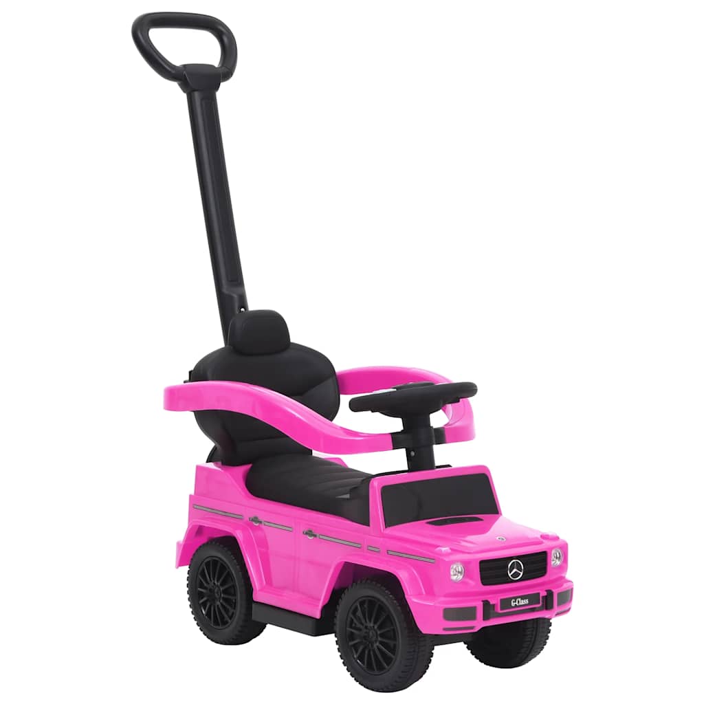 VidaXL chariot à pousser g63 rose