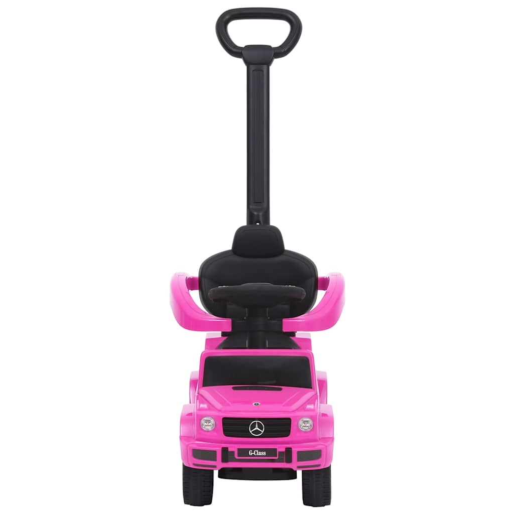VidaXL chariot à pousser g63 rose