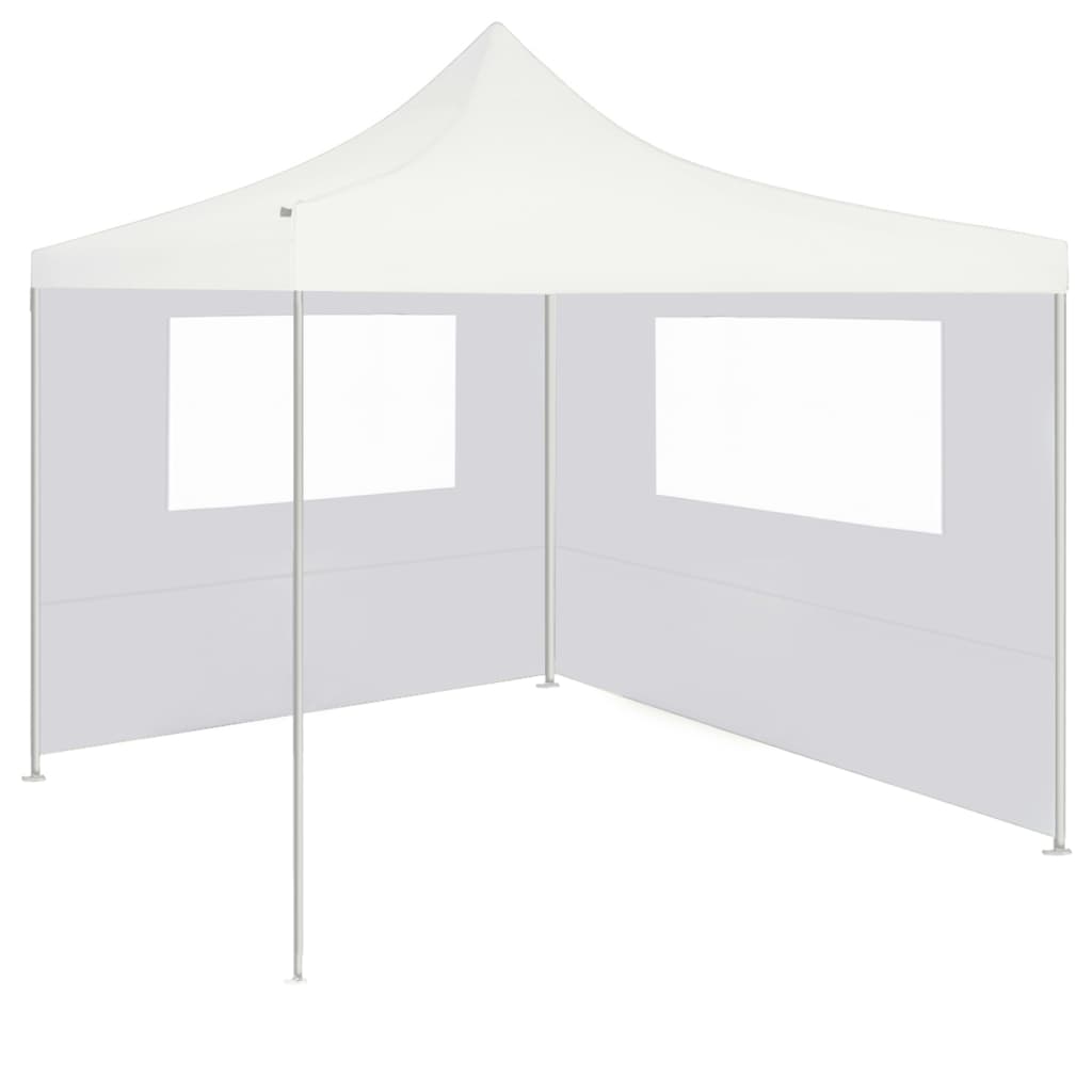 Vidaxl Mur de pragnement avec enrouleur 4x2 m blanc
