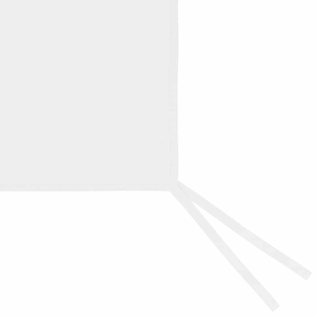 Vidaxl Mur de pragnement avec enrouleur 4x2 m blanc