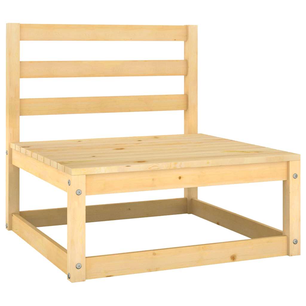 Vidaxl 2-delige loungeset met kussens massief grenenhout