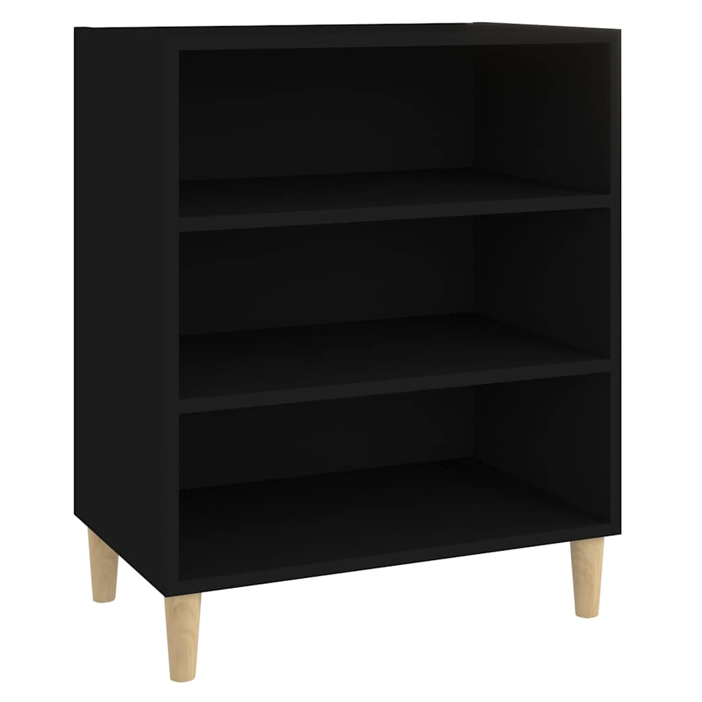 Vidaxl dressoir 57x35x70 cm bewerkt hout zwart