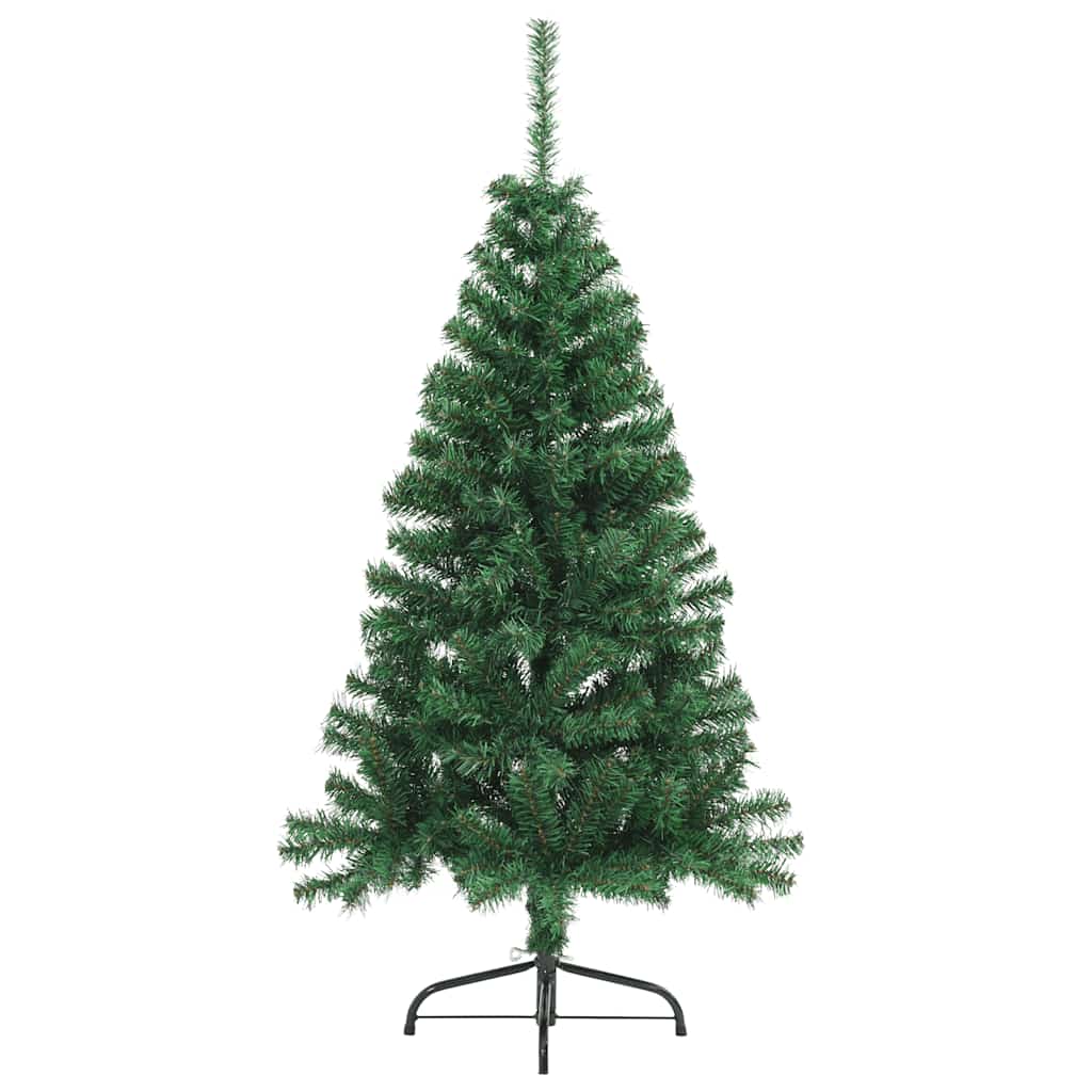 Vidaxl kunstkerstboom avec un demi-dernier standard en PVC vert