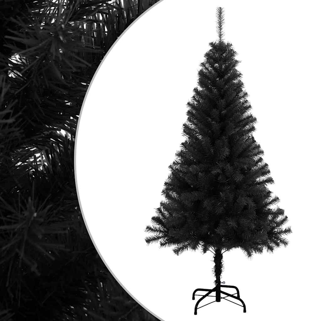 Vidaxl kunstkerstboom avec 120 cm standard noir