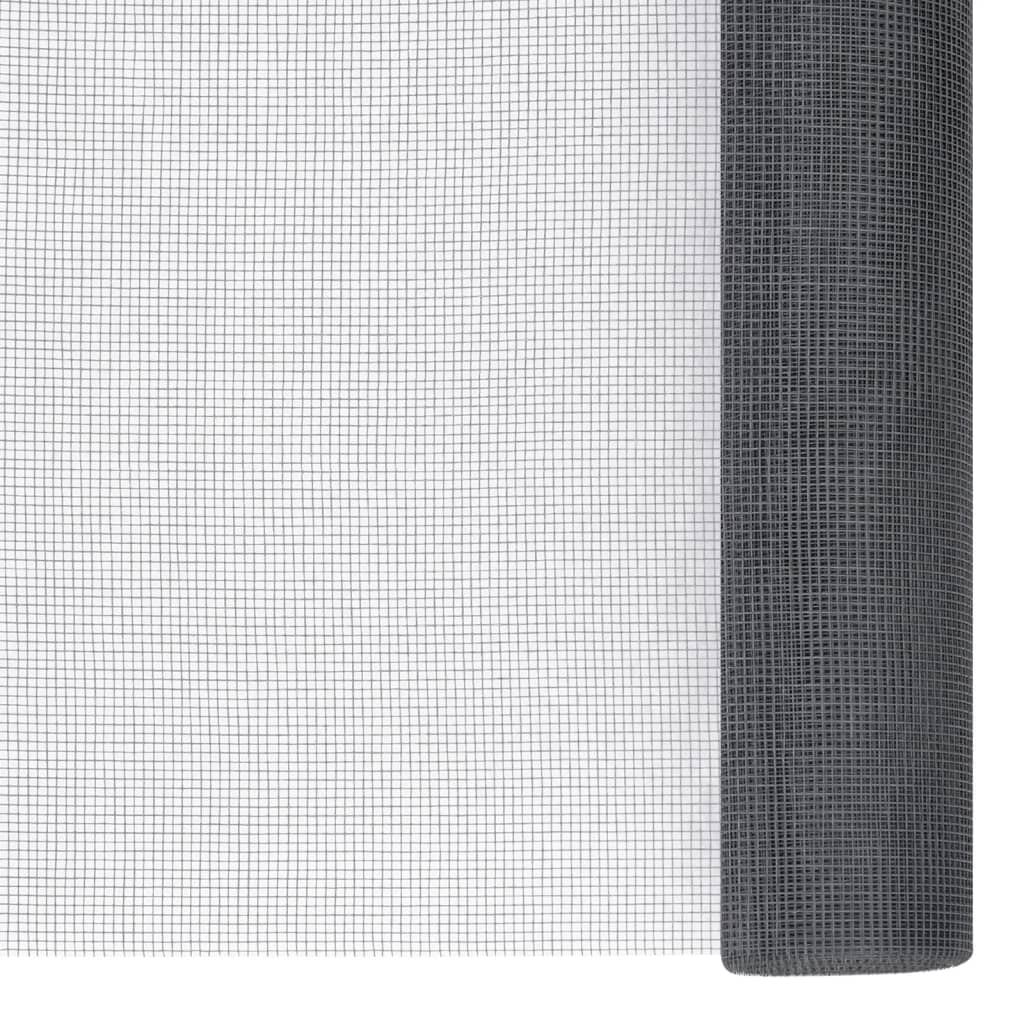 Vidaxl Mesh 60x2000 cm Fiber optic Grey