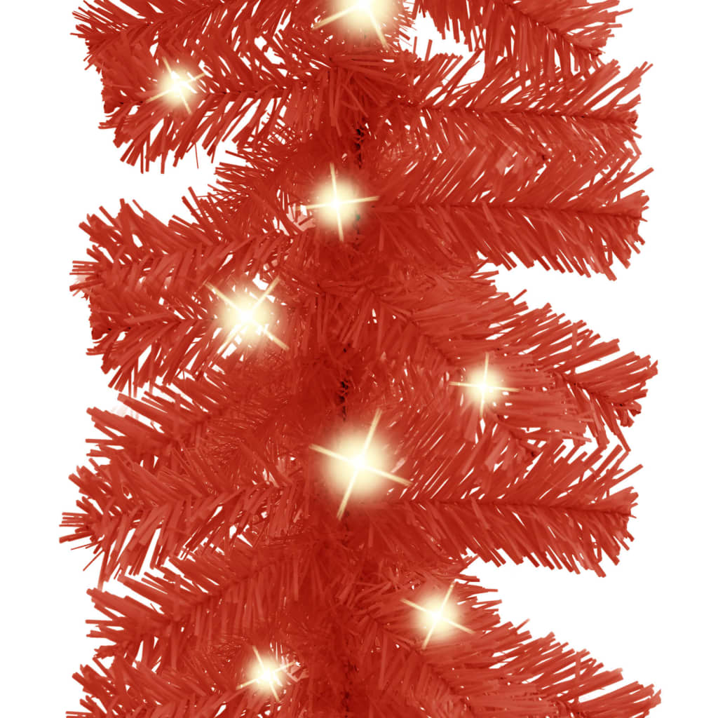 Vidaxx guirlande de Noël avec lumières LED 10 m rouge