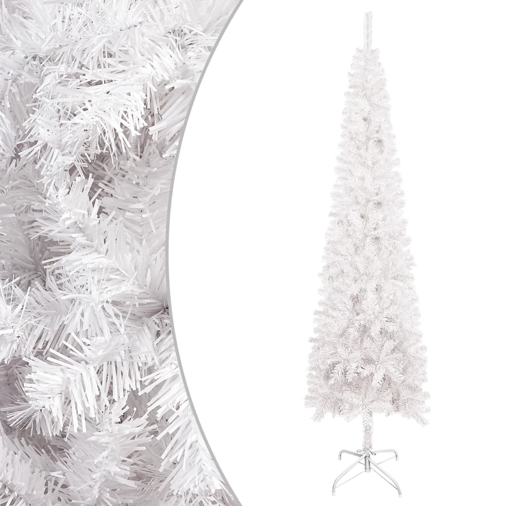 Vidaxl Christmas Trear étroit 240 cm blanc