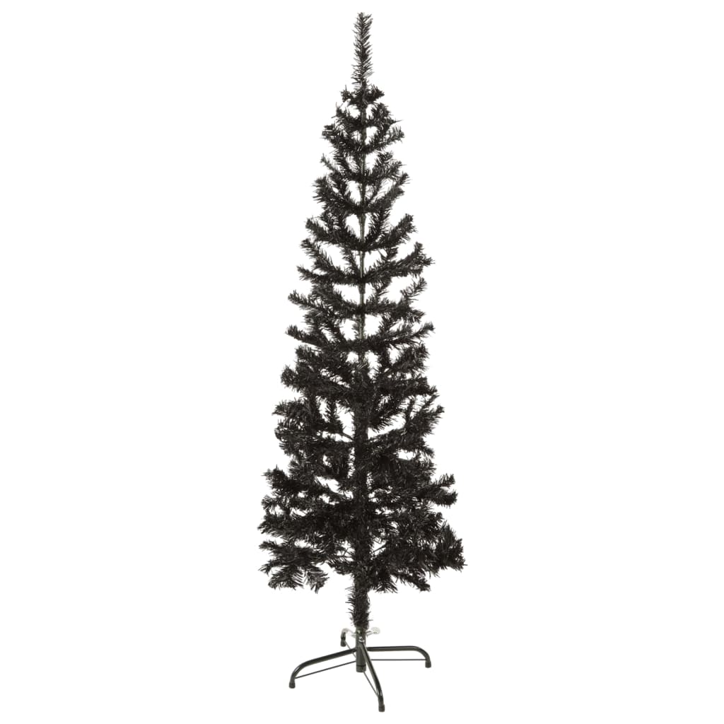 Vidaxl Christmas Trear étroit 120 cm noir