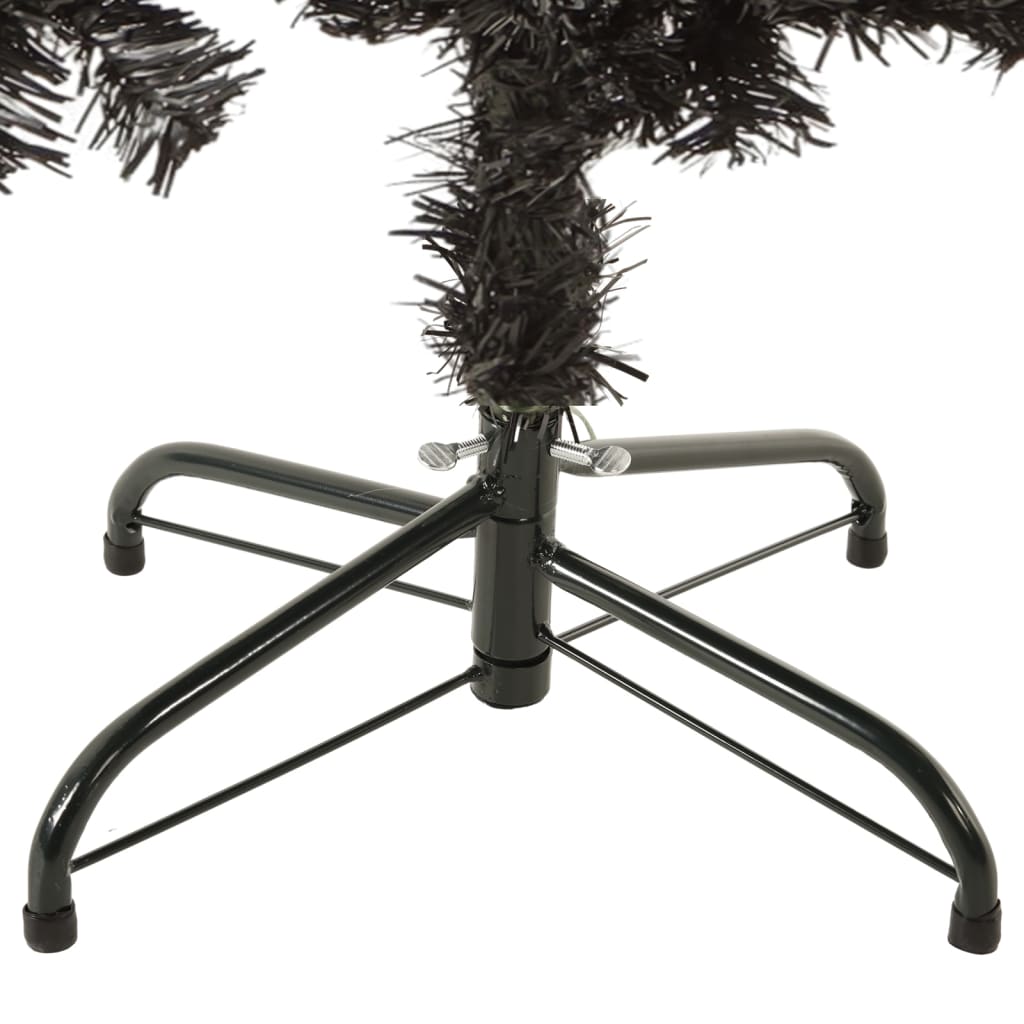 Vidaxl Christmas Trear étroit 120 cm noir