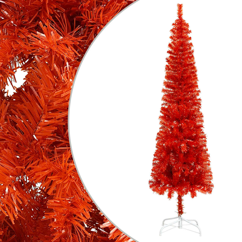 Vidaxl Trear de Noël étroit 150 cm rouge