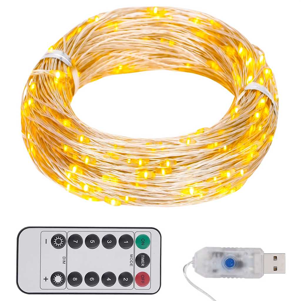 Guirlande lumineuse Vidaxx avec 300 LED, 30 m blanc chaud
