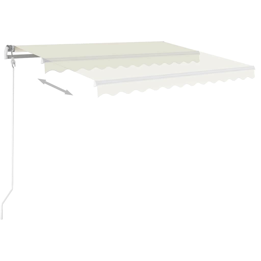 Vidaxl Luifel étend automatiquement la crème 300x250 cm