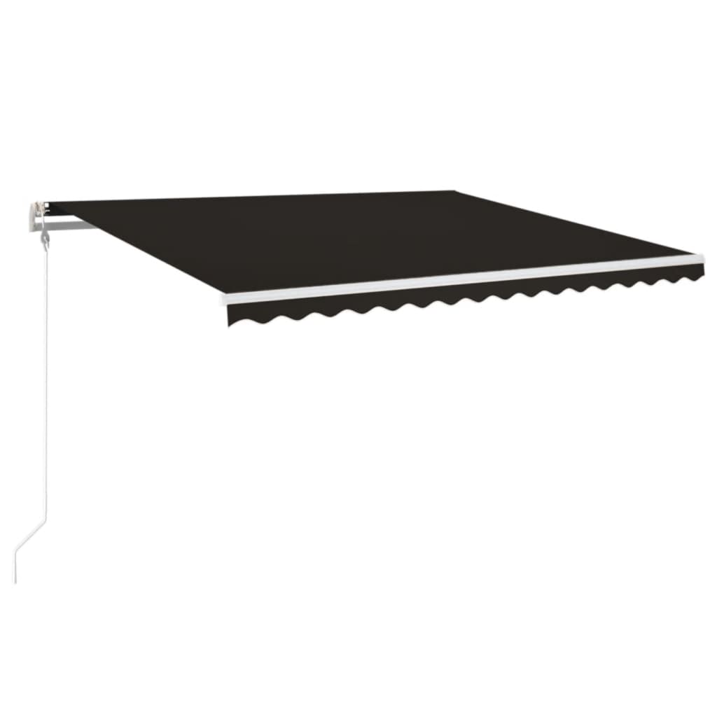 Vidaxl Luifel étend automatiquement 400x350 cm anthracite -colored