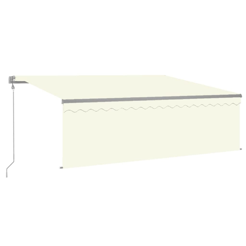 Vidaxl Luifel Automatique avec capteur de vent LED à rouleau à rouleaux 4x3 M CRAME