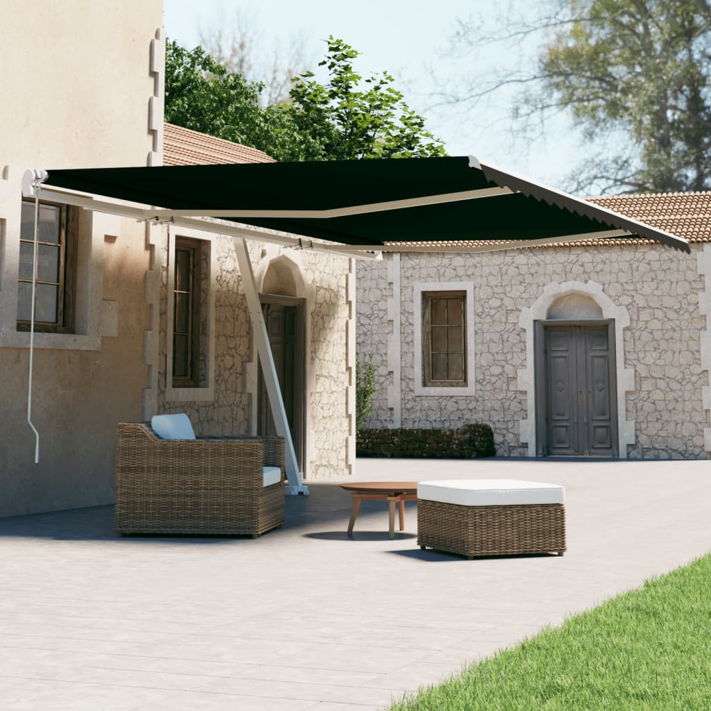 Vidaxl Luifel - Anthracite automatique 500x300 cm