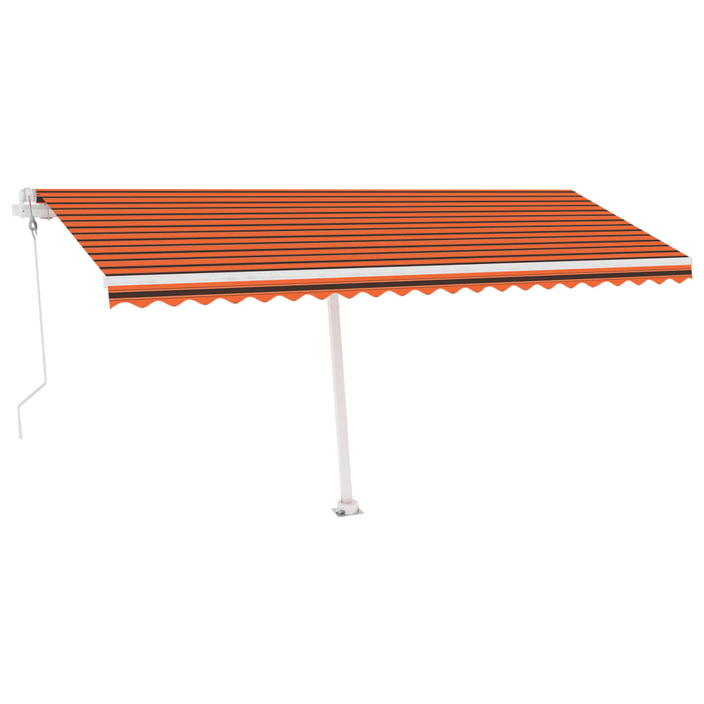 Vidaxl Luifel - Free - Automatic 500x350 cm CM et brun