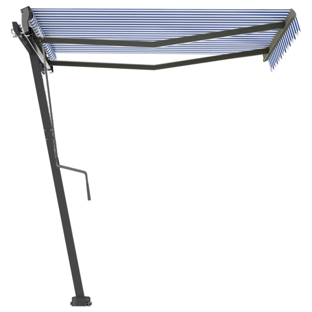 Vidaxl Laifel détaché retire manuellement 300x250 cm bleu et blanc