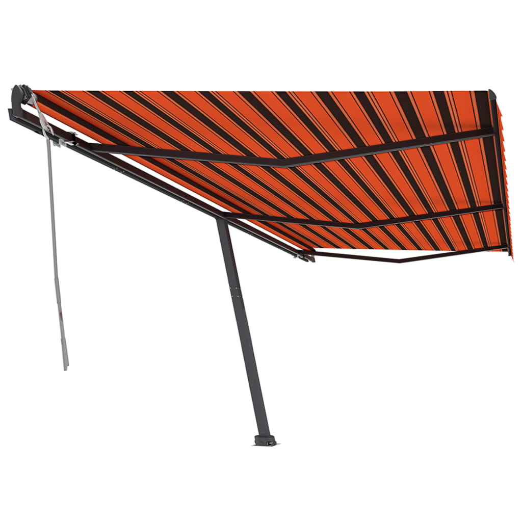 Vidaxl Laifel détaché retirer manuellement 600x350 cm Brown orange