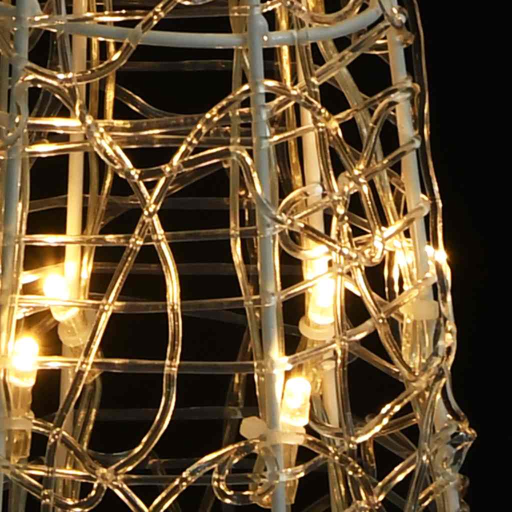 Vidaxx cône lumineux décoratif LED blanc chaud 90 cm acrylique