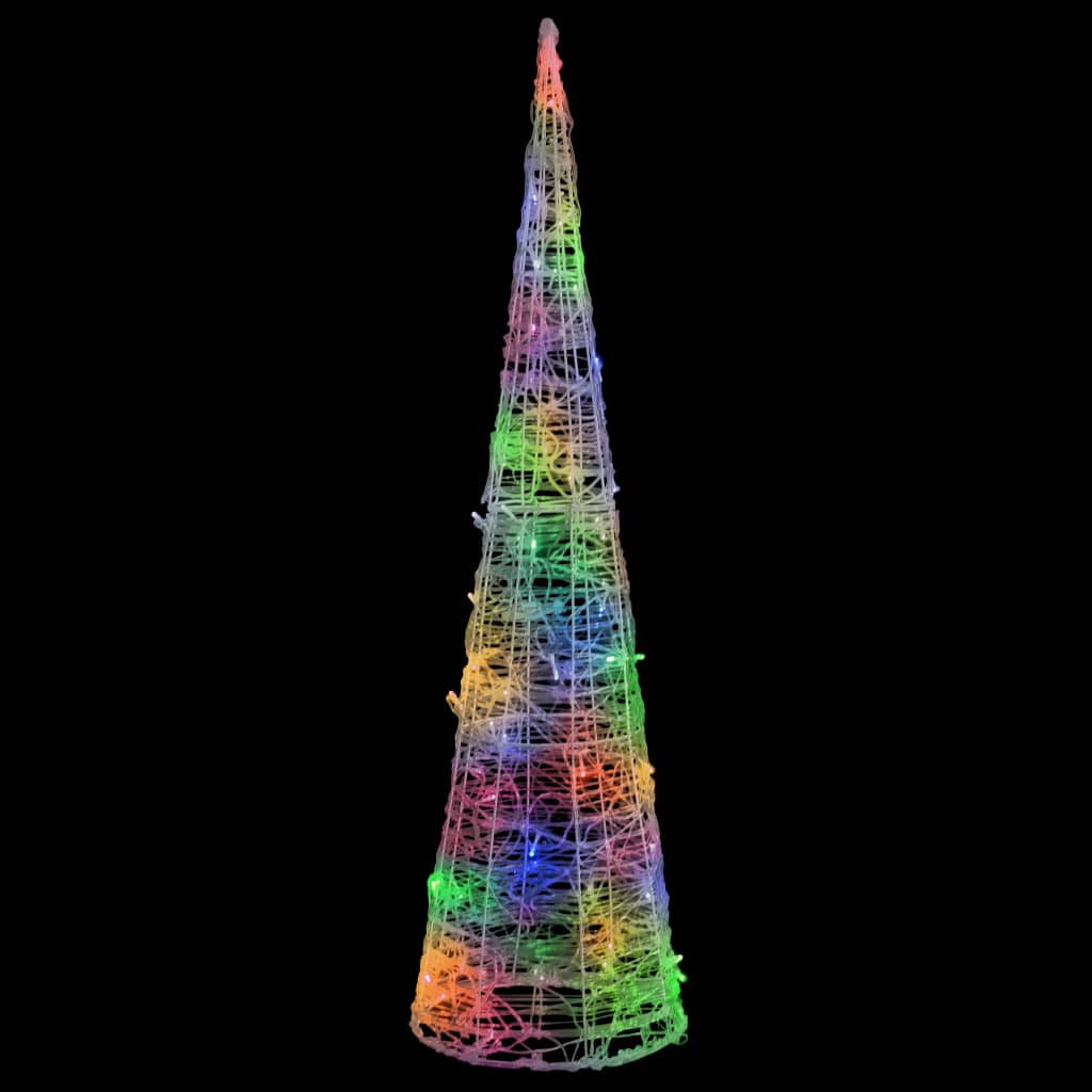 Vidaxl Cône léger LED Multi-colorant à 90 cm acrylique
