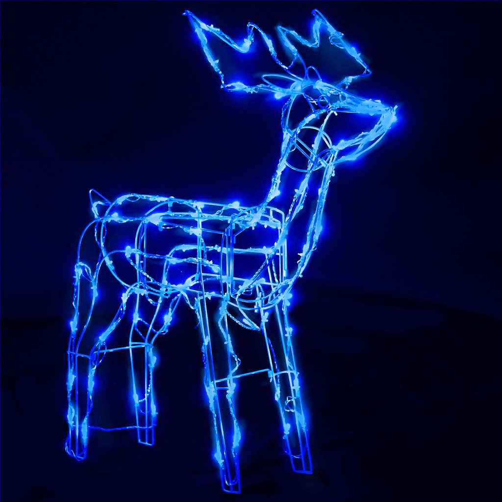 Vidaxl 3 parties Éclairage de Noël Rendieren 229 LEDS