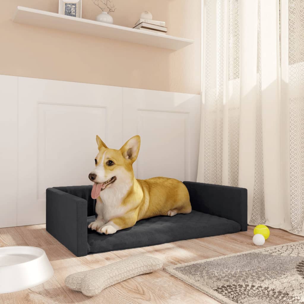 Vidaxl Car Dog Basket Look Look 70x45 cm noir