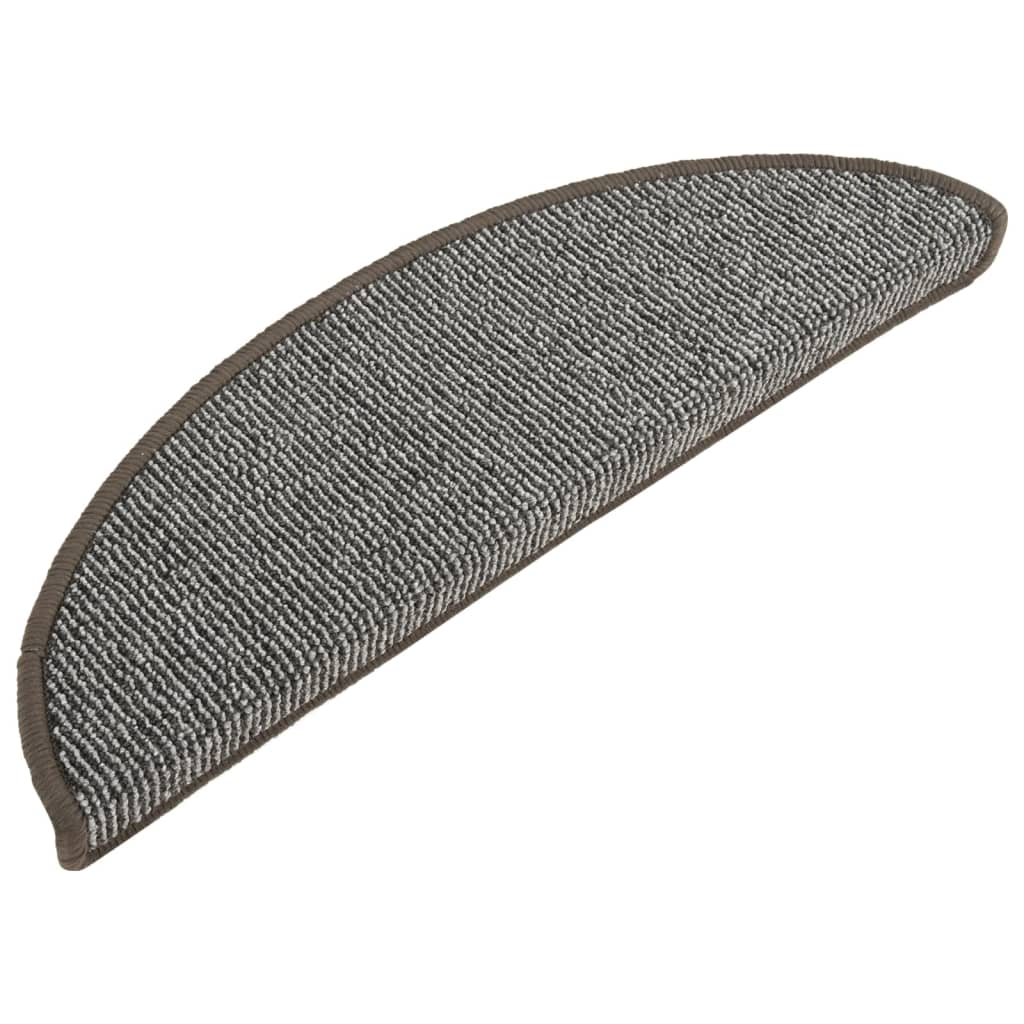 Mattes d'escalier Vidaxl 15 ST 56X17X3 CM SEMI-ROUNES