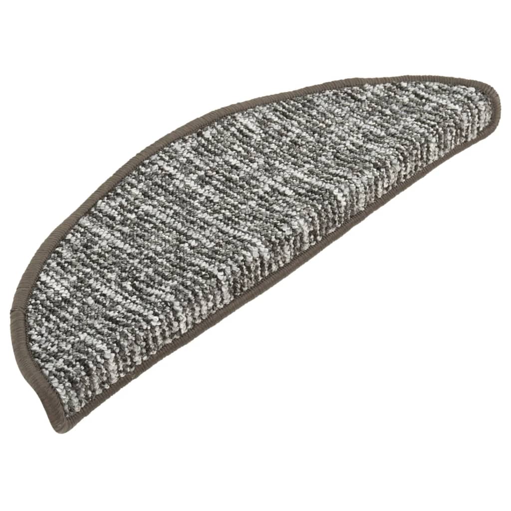 Mattes d'escalier vidaxl 15 st 65x21x4 cm anthracite -colored