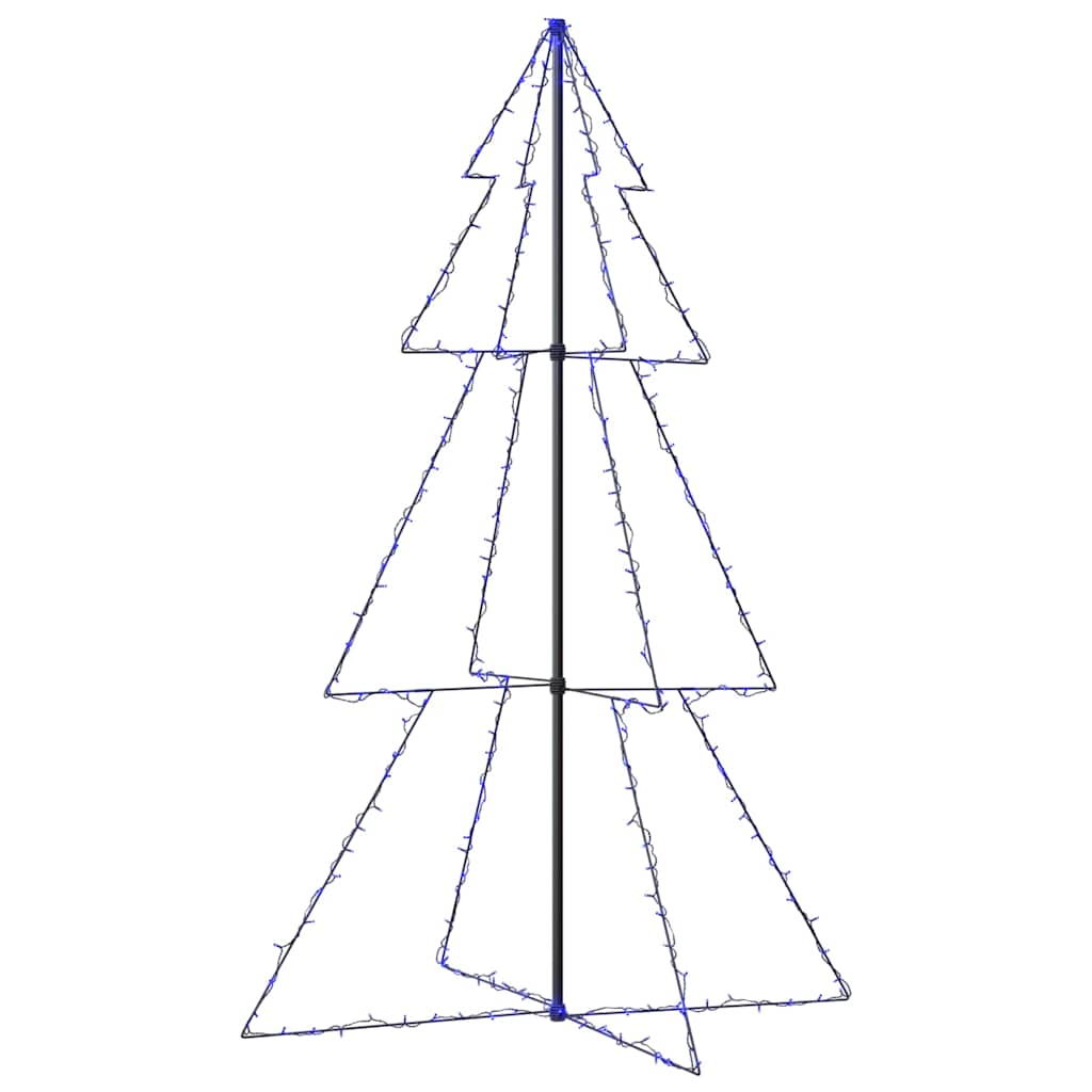 Vidaxl kegelkerstboom 240 LED à l'intérieur et à l'extérieur 118x150 cm