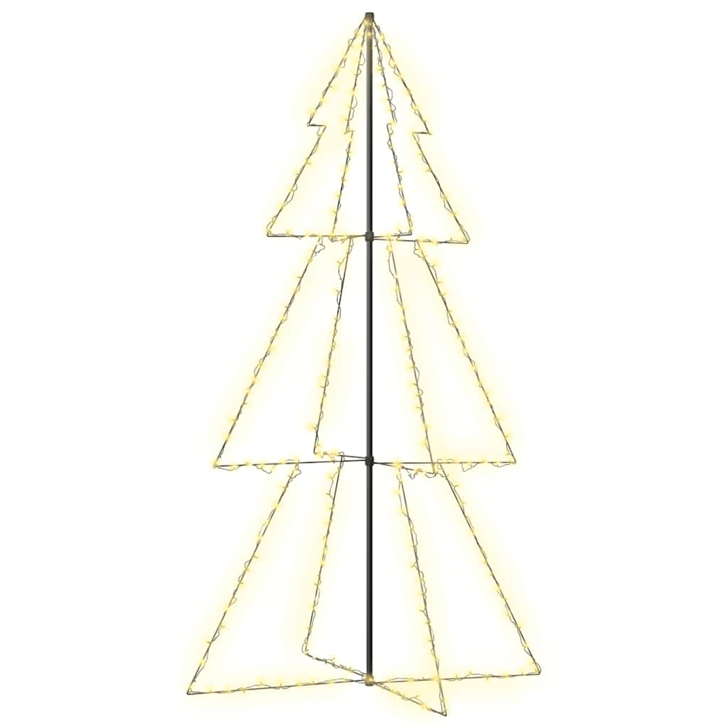 Vidaxl kegelkerstboom 300 LEDS à l'intérieur et à l'extérieur 120x220 cm
