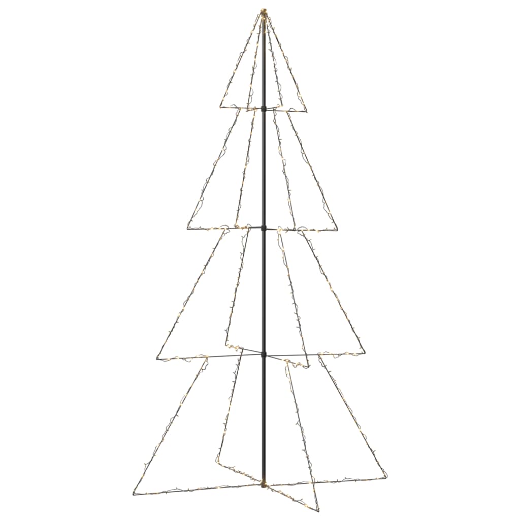 Vidaxl kegelkerstboom 360 LEDS à l'intérieur et à l'extérieur 143x250 cm