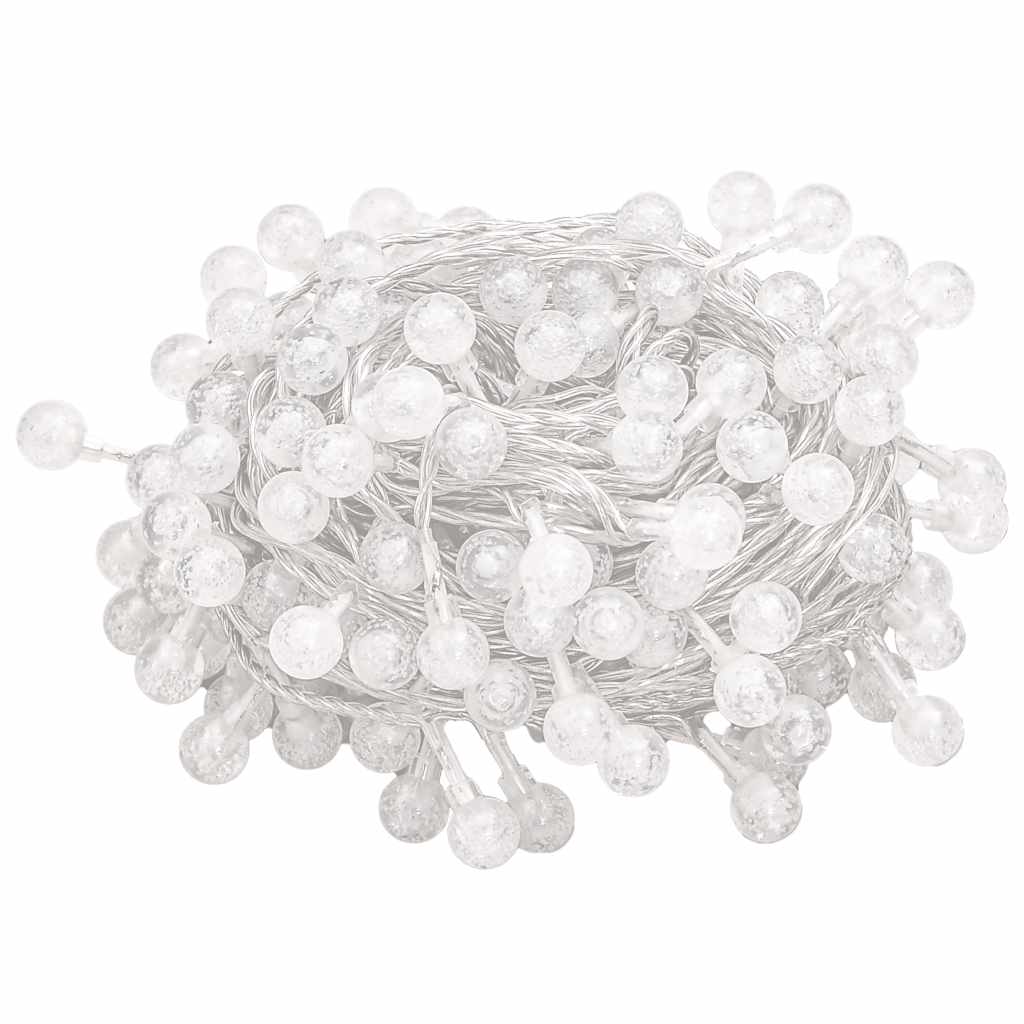 Cordon lumineux Vidaxxl avec 400 LED, 8 fonctions, blanc froid, 40 m