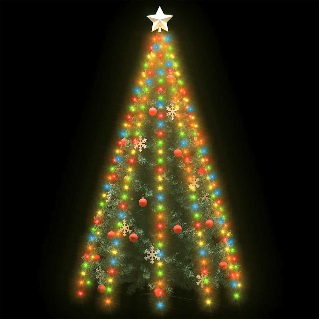 Vidaxx éclairage de sapin de Noël avec 250 LED, filet multicolore, 250 cm