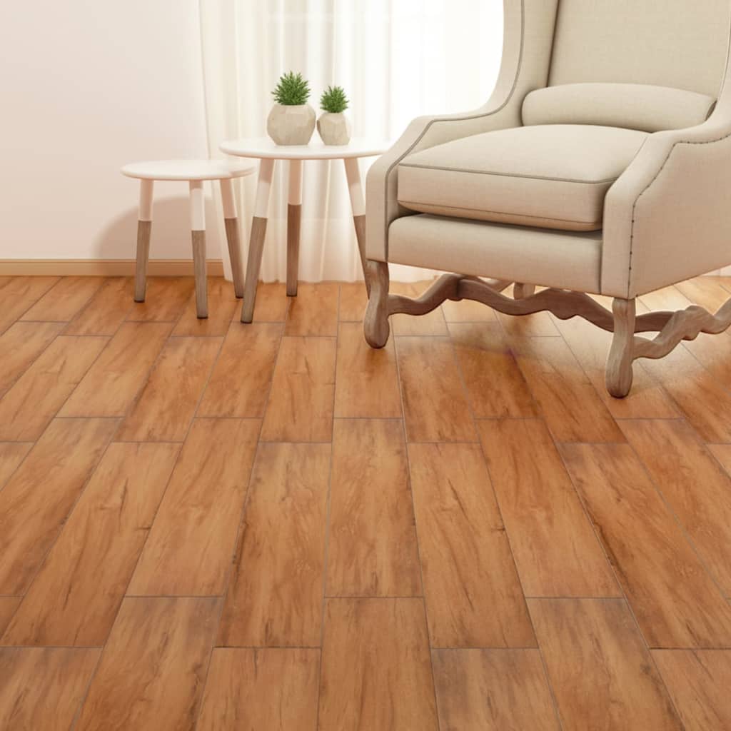 Vidaxx Lames de sol autocollantes 5,21 m² 2 mm PVC orme naturel