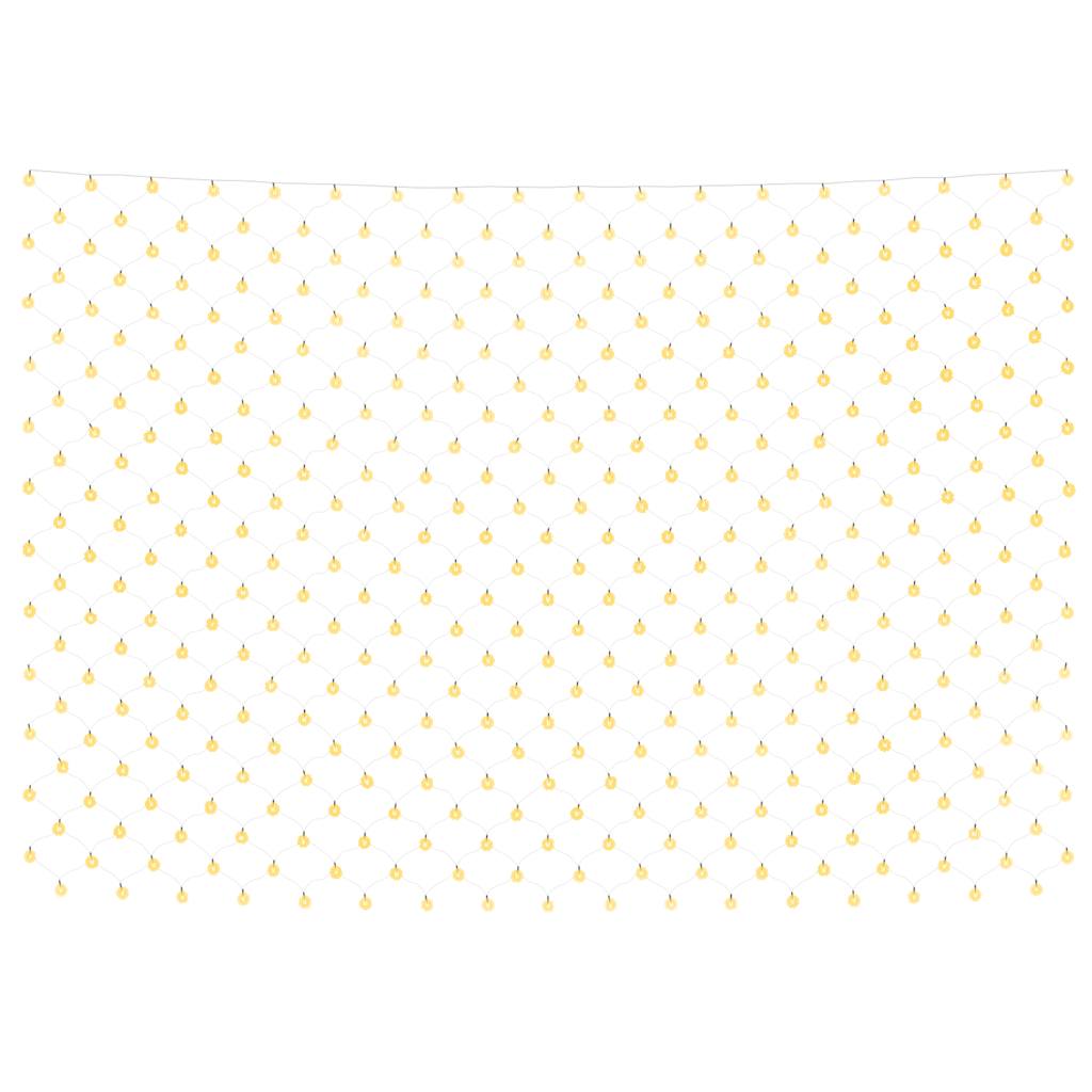 Vidaxl Christmas Network éclairage 204 LED à l'intérieur et à l'extérieur 3x2 m blanc chaud