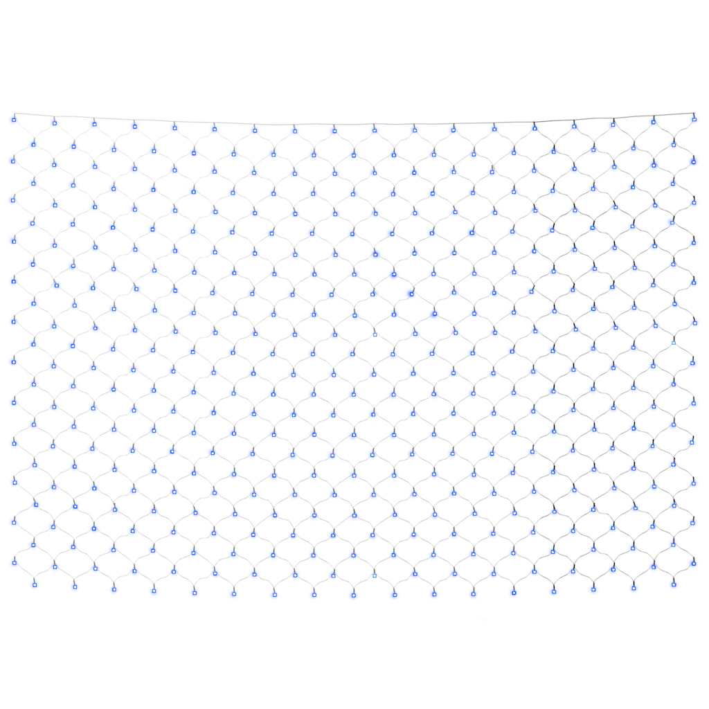 Vidaxl Christmas Network Lighting 306 LEDS à l'intérieur et à l'extérieur 3x3 m bleu