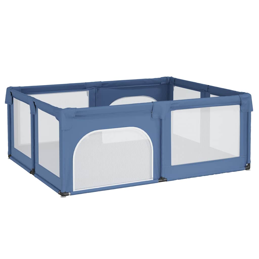 Vidaxl babybox avec 2 portes oxford tissu bleu clair