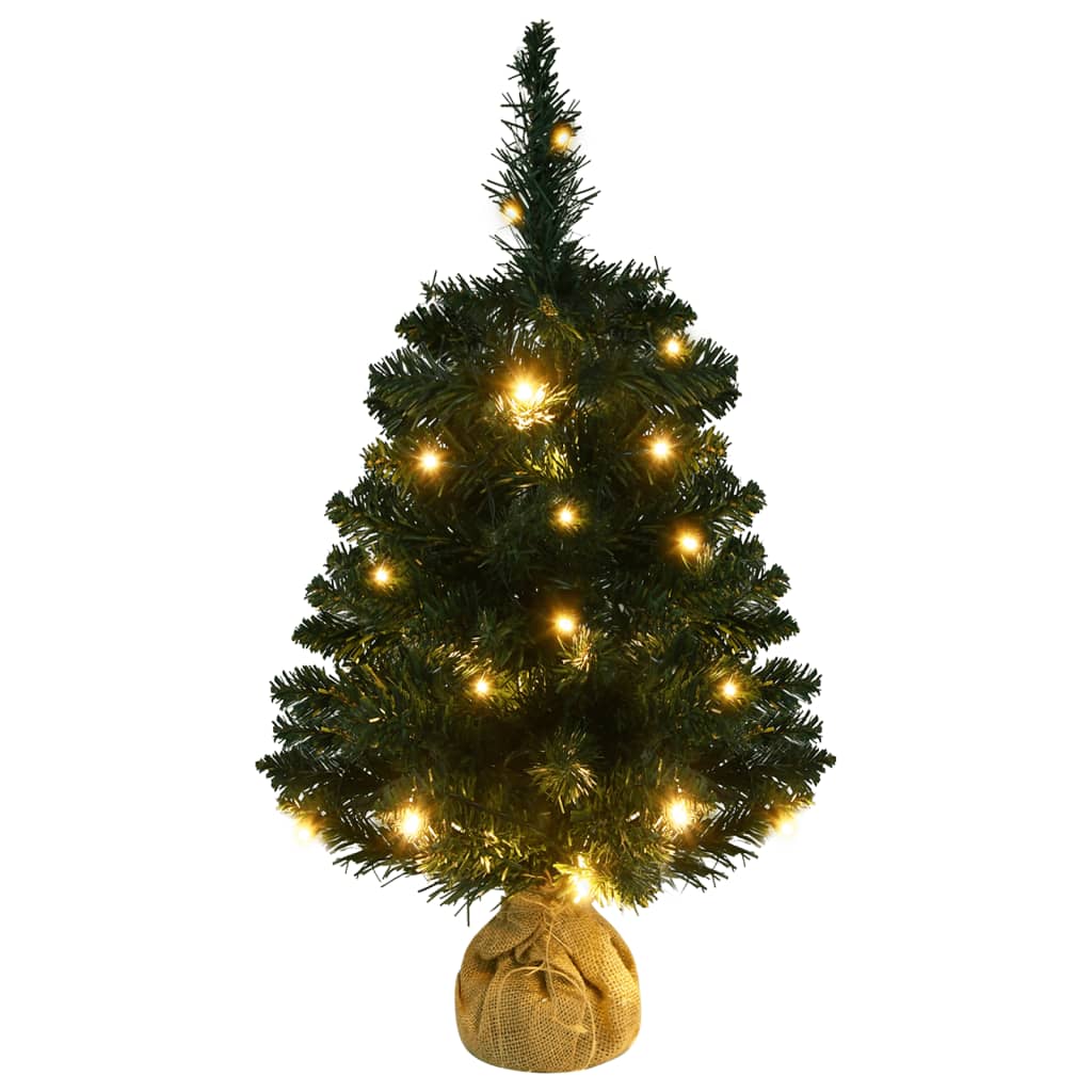 Vidaxl kunstkerstboom avec l'éclairage et Green PVC standard de 60 cm