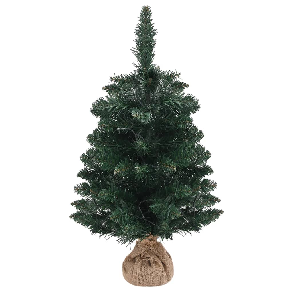 Vidaxl kunstkerstboom avec l'éclairage et Green PVC standard de 60 cm